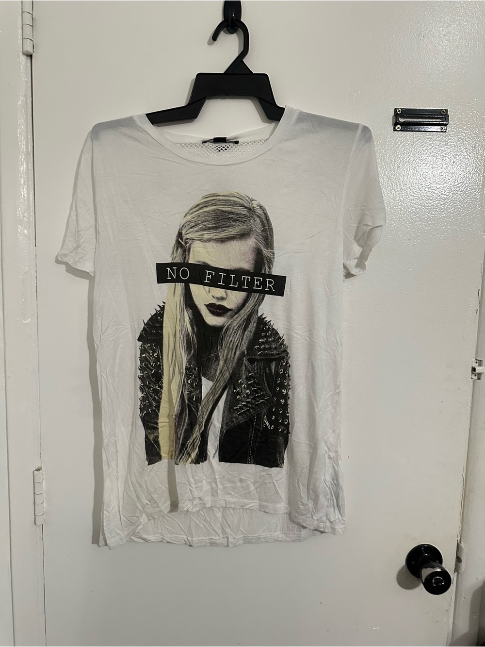 Forever 21 White 'No Filter' Graphic Tee